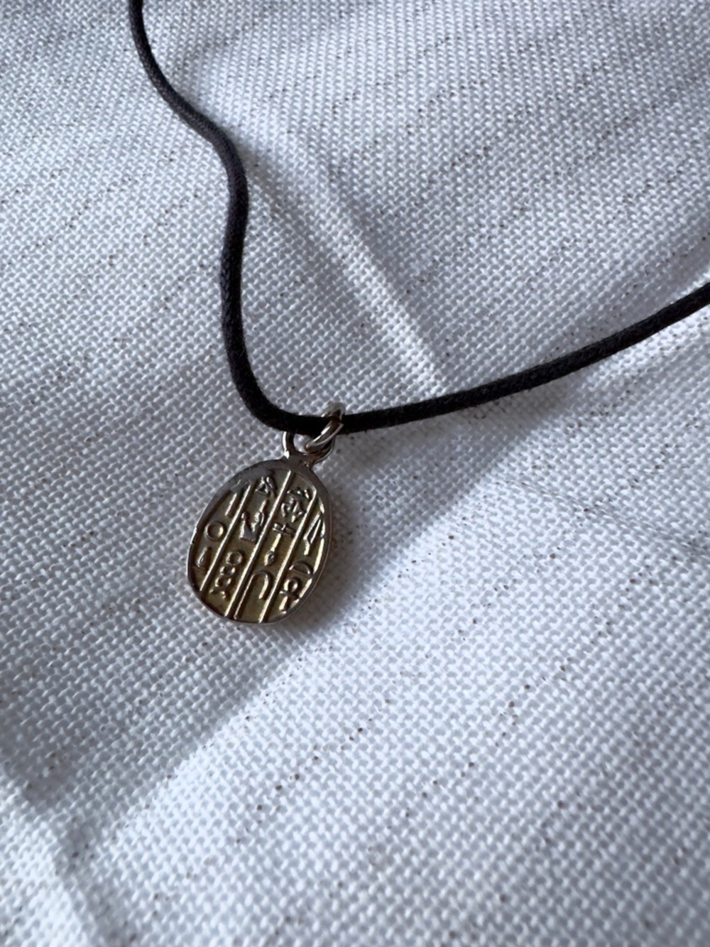 Vintage Scarab Pendant Necklace - Picture 8 of 9